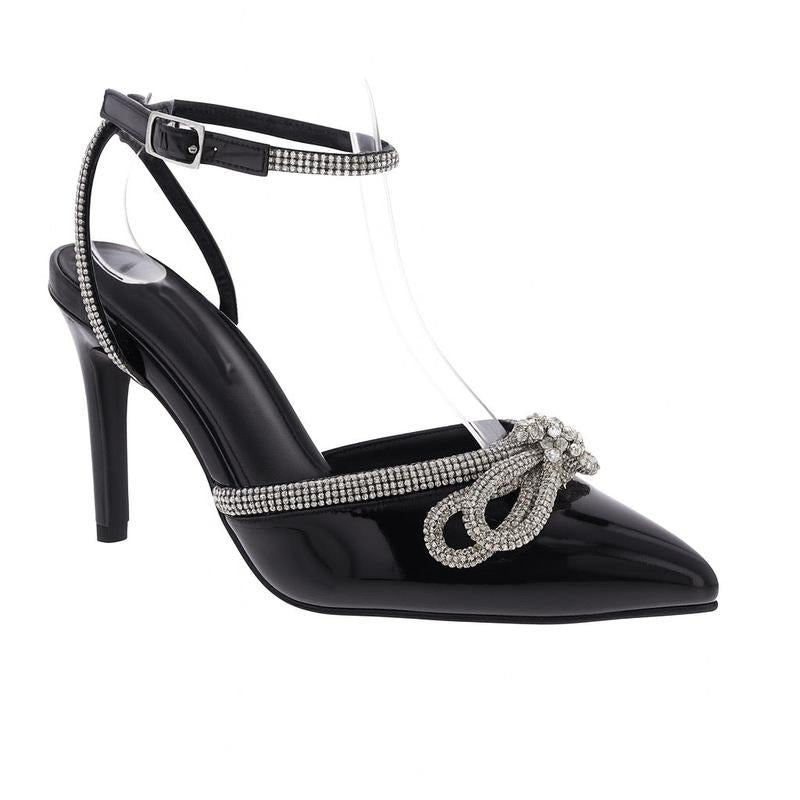 Mariana Heels High Heeled Women'S Fashion Footwear for Stylish Walking in Black and Silver
